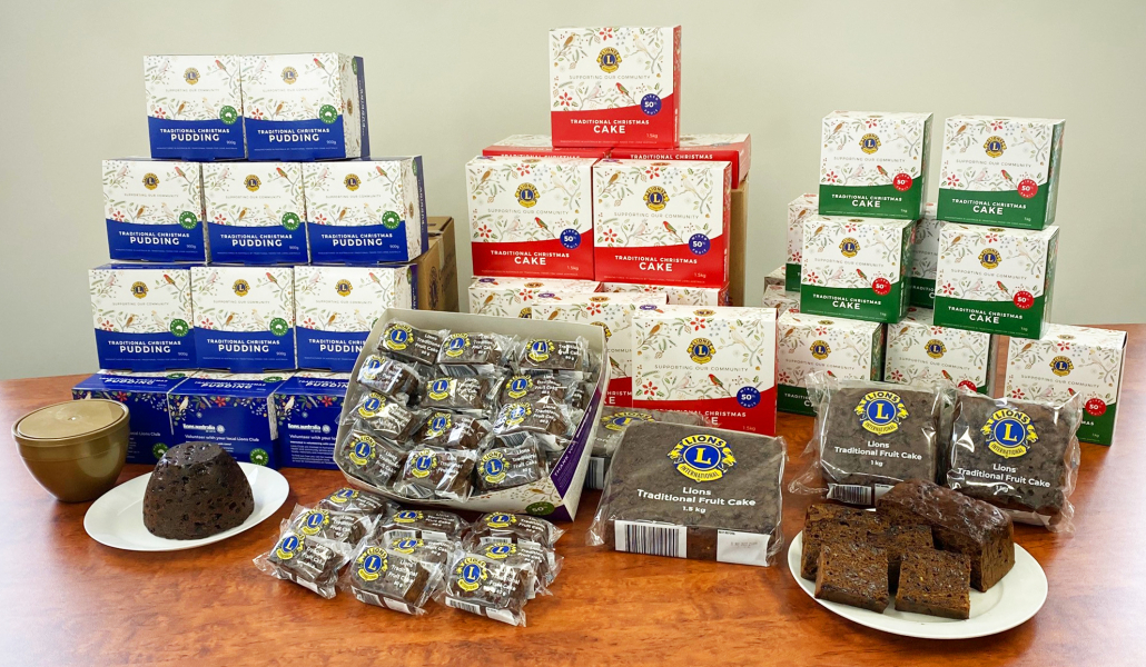 Lions Christmas Cakes and Puddings